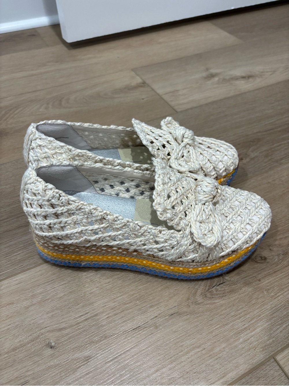 Dolce Vita Raffia Platform Loafer